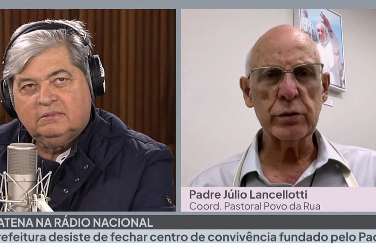 Padre Júlio Lancellotti critica especulação imobiliária em São Paulo