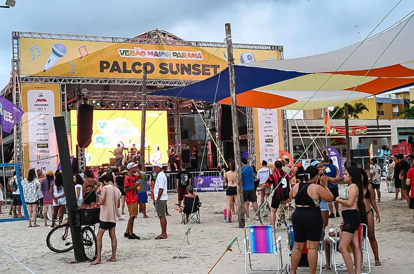 Palcos Sunset do Verão Maior Paraná encantam com música ao pôr do sol