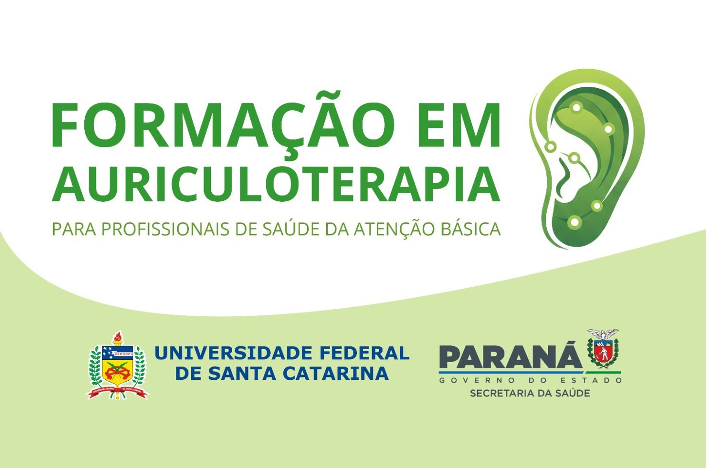 Paraná abre 250 vagas em curso gratuito de auriculoterapia para profissionais do SUS