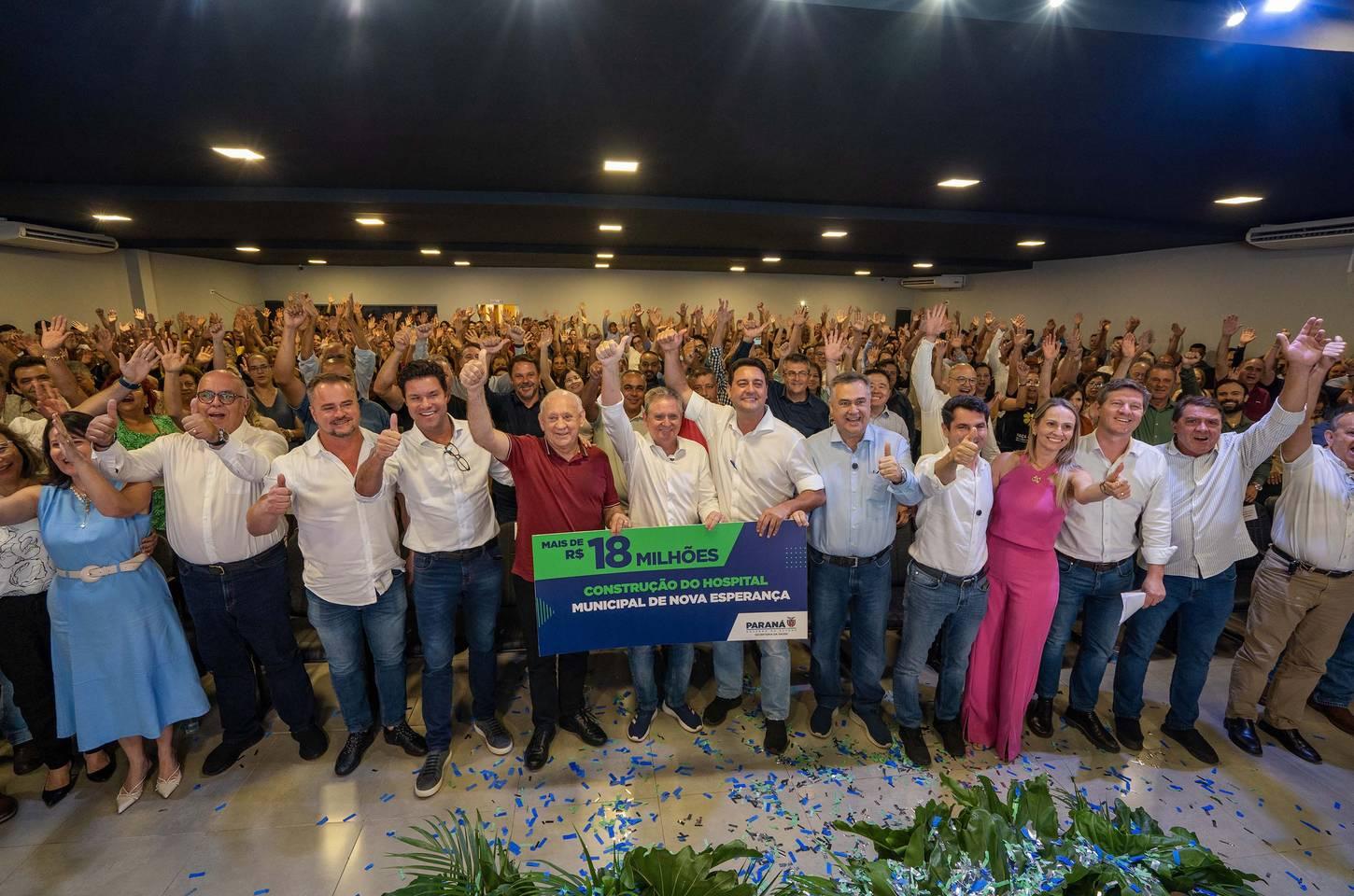Paraná anuncia novo hospital municipal em Nova Esperança