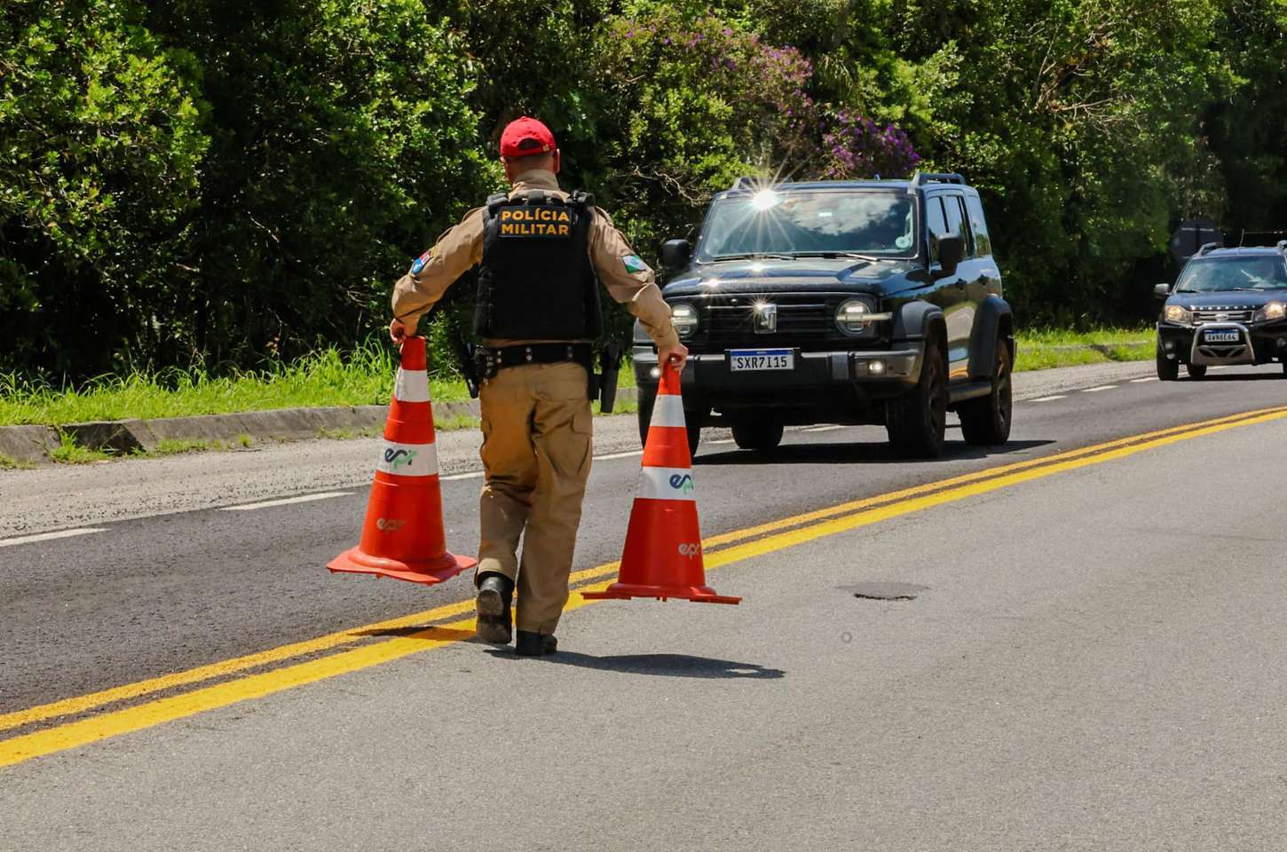 Parceria entre PMPR e DER fortalece segurança nas rodovias do Paraná