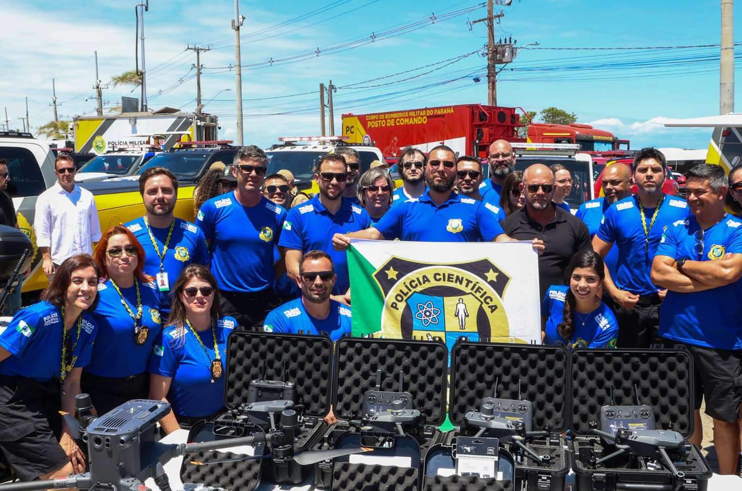 Polícia científica do Paraná recebe armamentos pela primeira vez em sua história