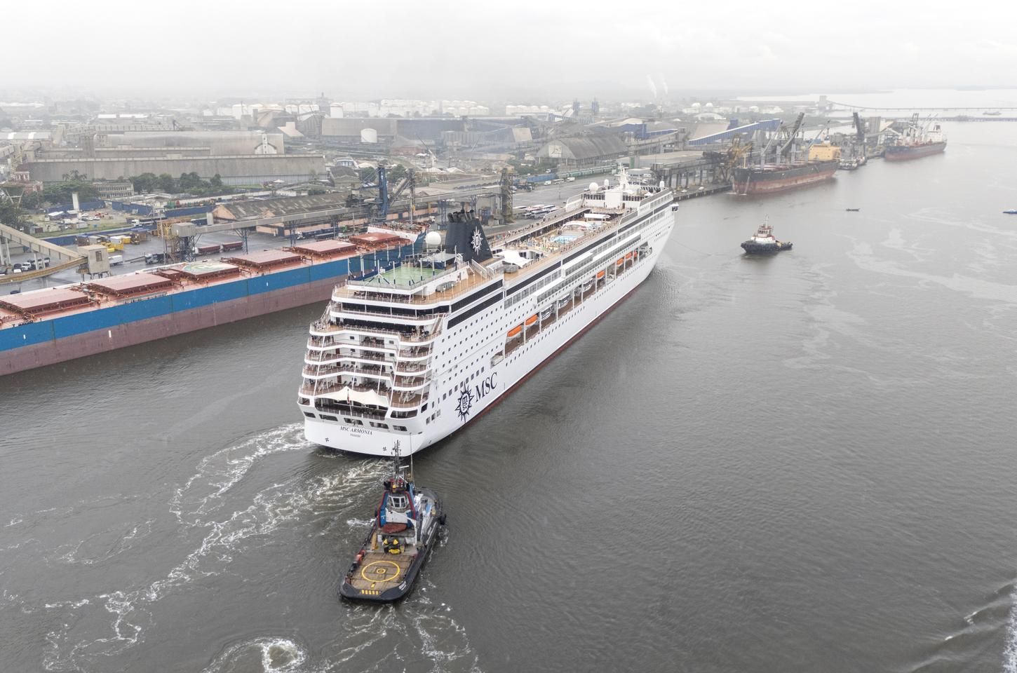 Porto de Paranaguá receberá 14 escalas de cruzeiros da MSC em nova temporada