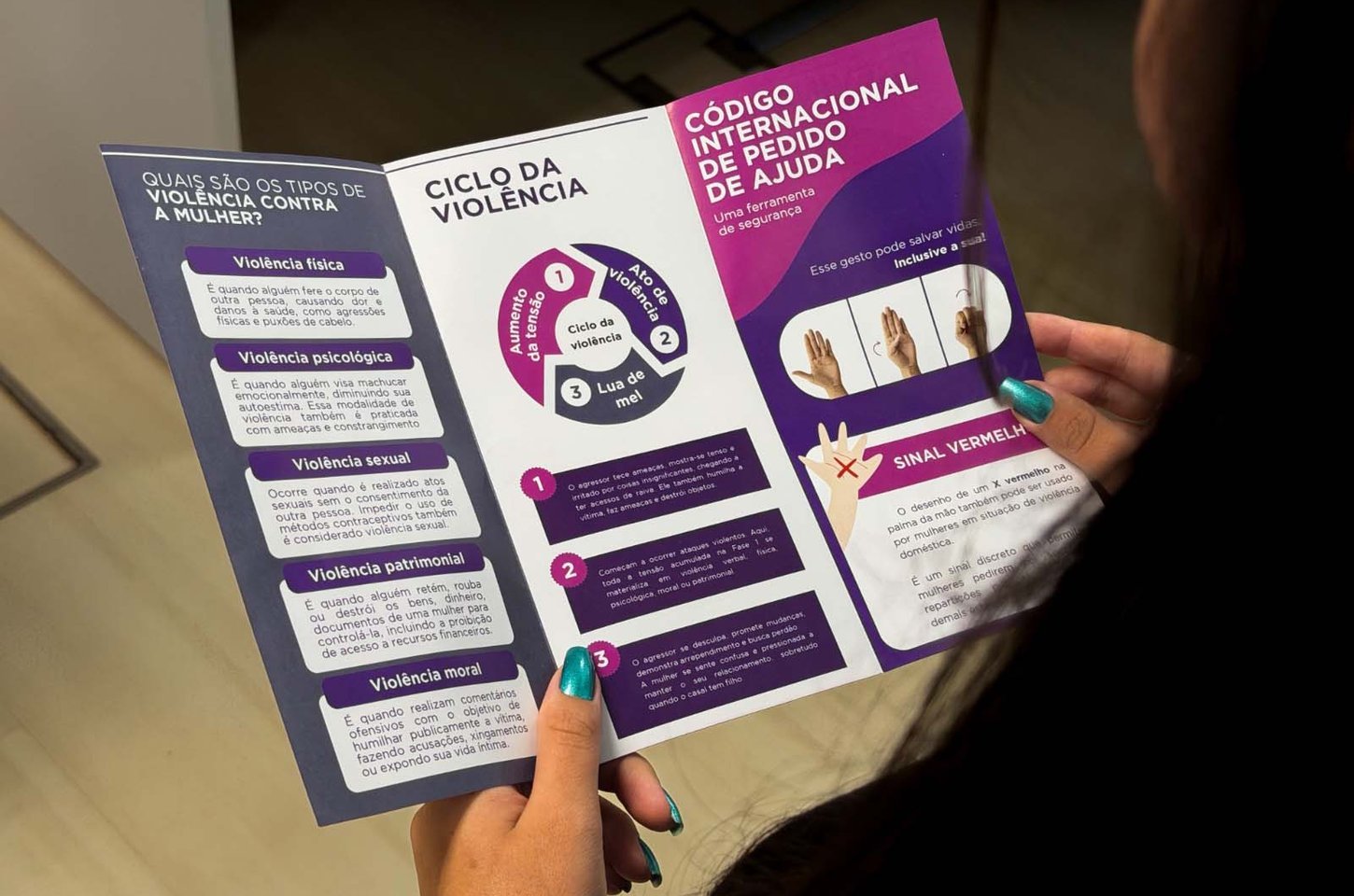 Programa Mulher Segura alerta para os cinco tipos de violência contra a mulher