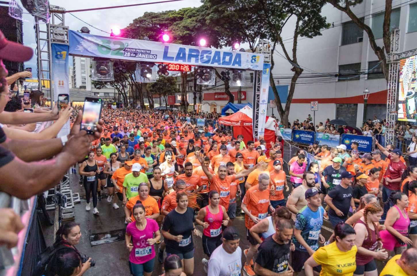 Prova Pedestre 28 de Janeiro abre lote extra de 600 vagas após esgotar inscrições