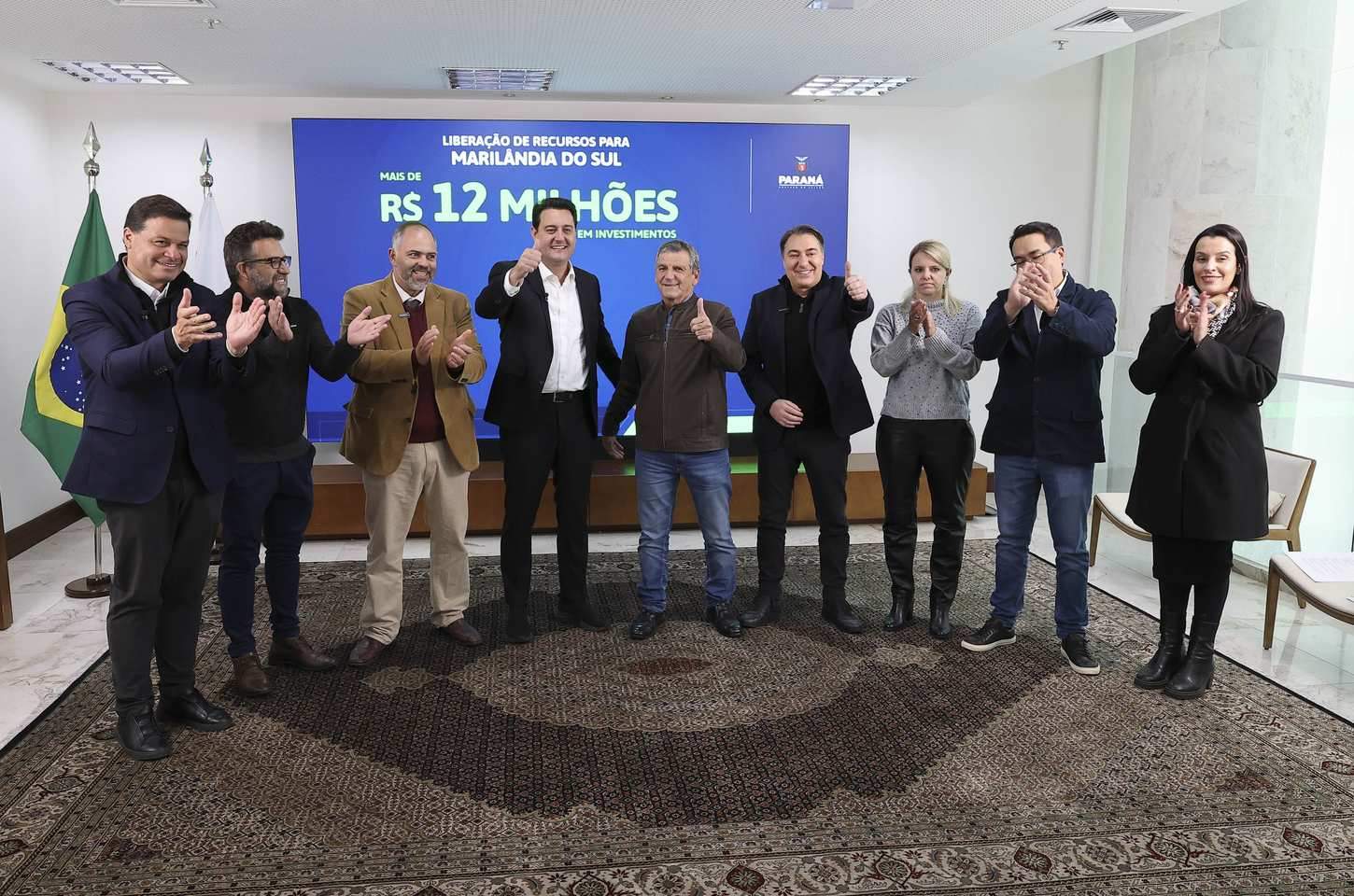Ratinho Junior libera R$ 221 milhões para nove municípios do Paraná