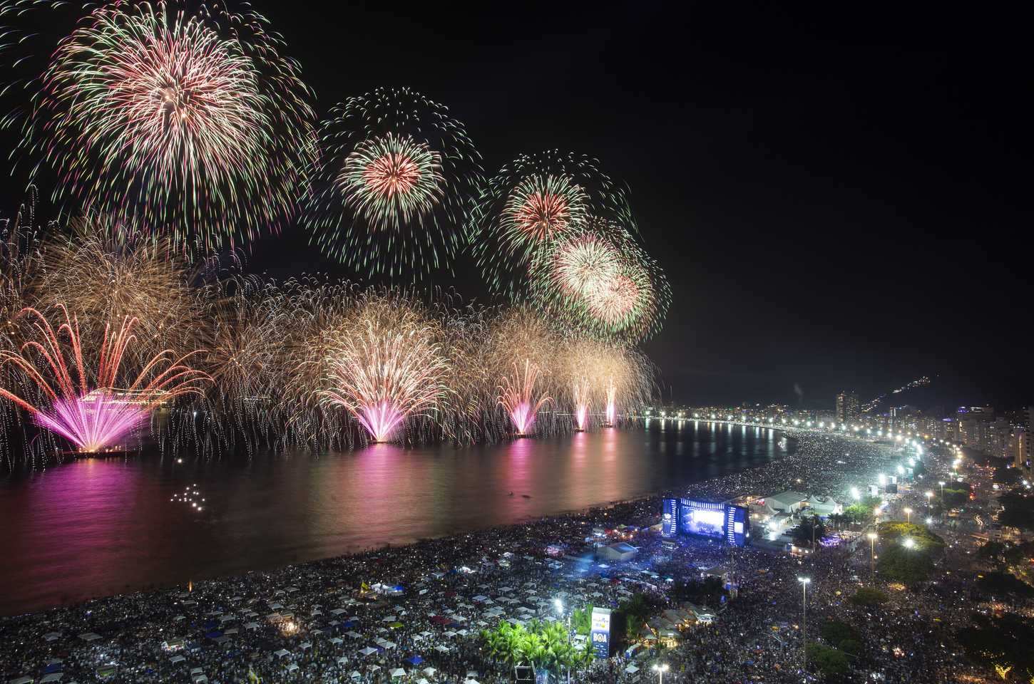 Rio de Janeiro conquista título de maior réveillon do mundo pelo Guinness