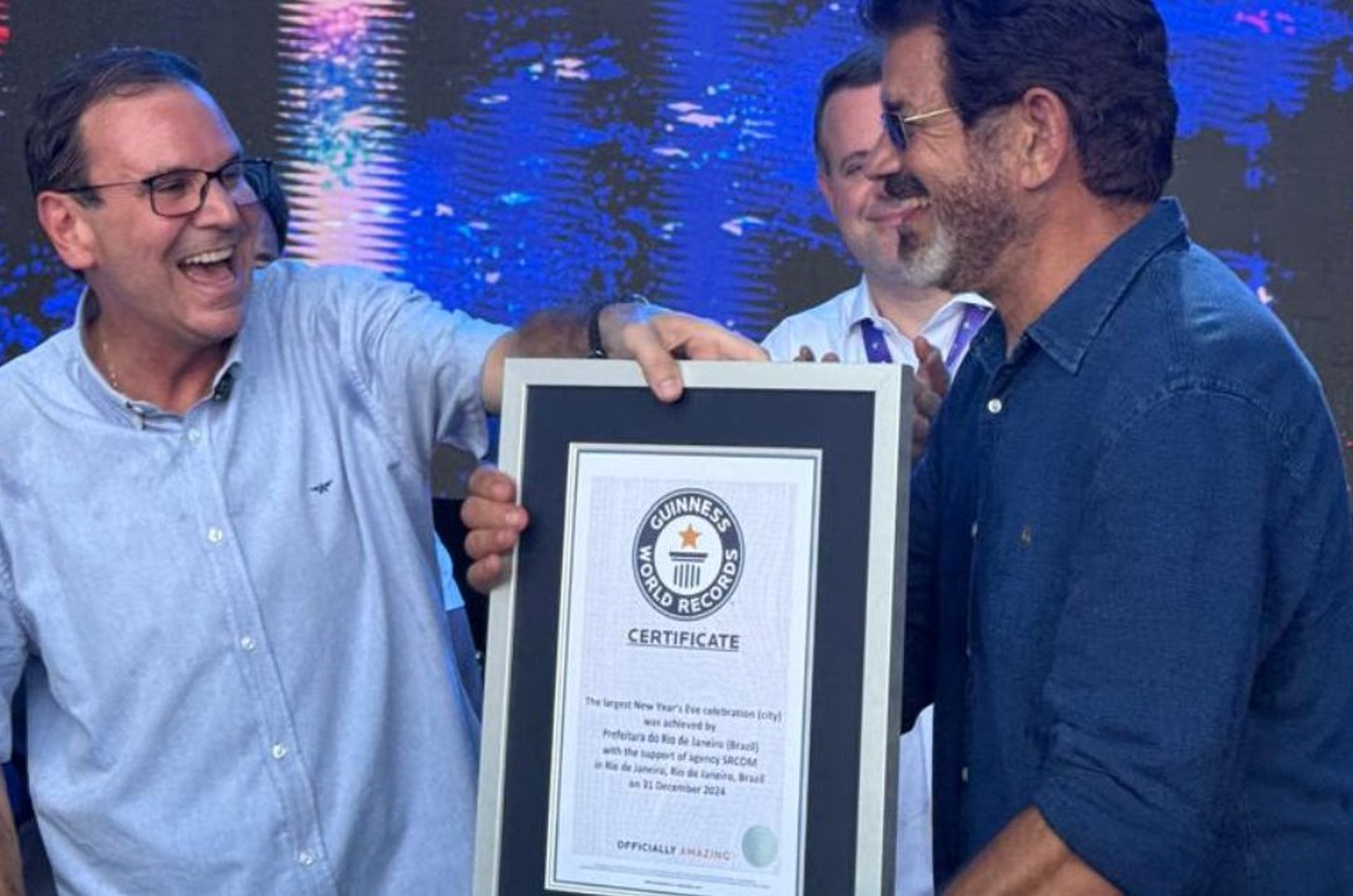 Rio recebe título de maior Réveillon do mundo pelo Guinness Book
