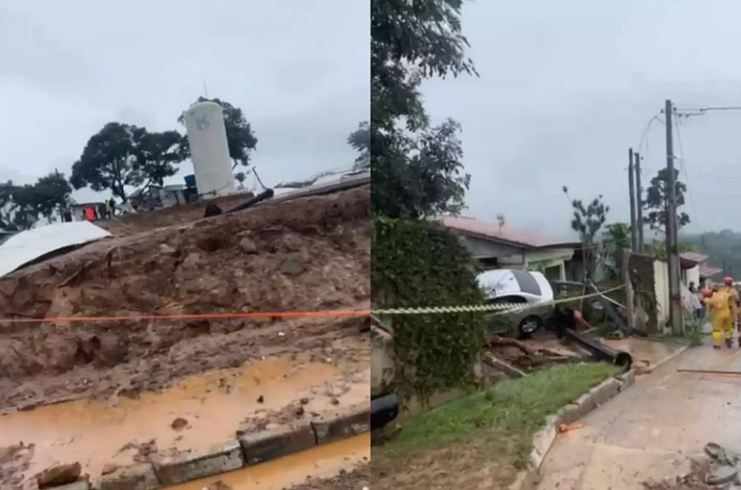 Rompimento de reservatório da Sabesp deixa um morto e causa prejuízos em Mairiporã