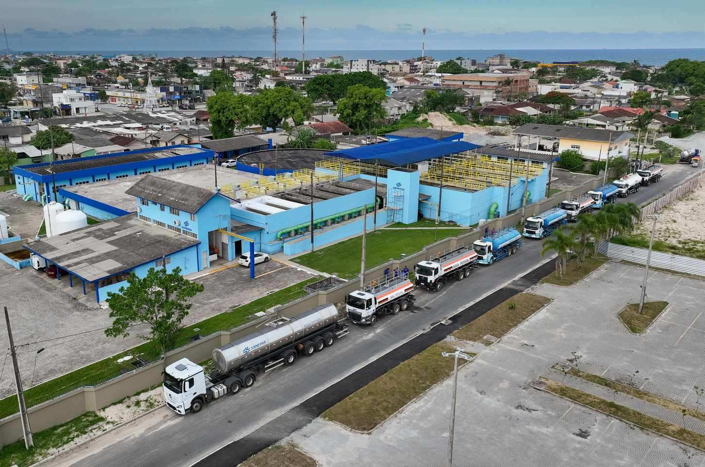 Sanepar reforça abastecimento no litoral do Paraná para o Carnaval