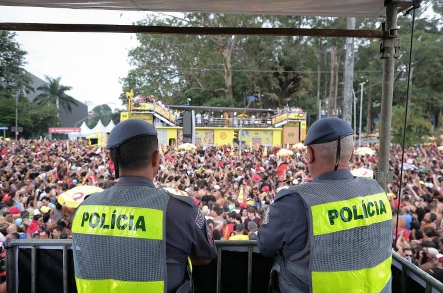 São Paulo reforça segurança no Carnaval com drones e policiais à paisana