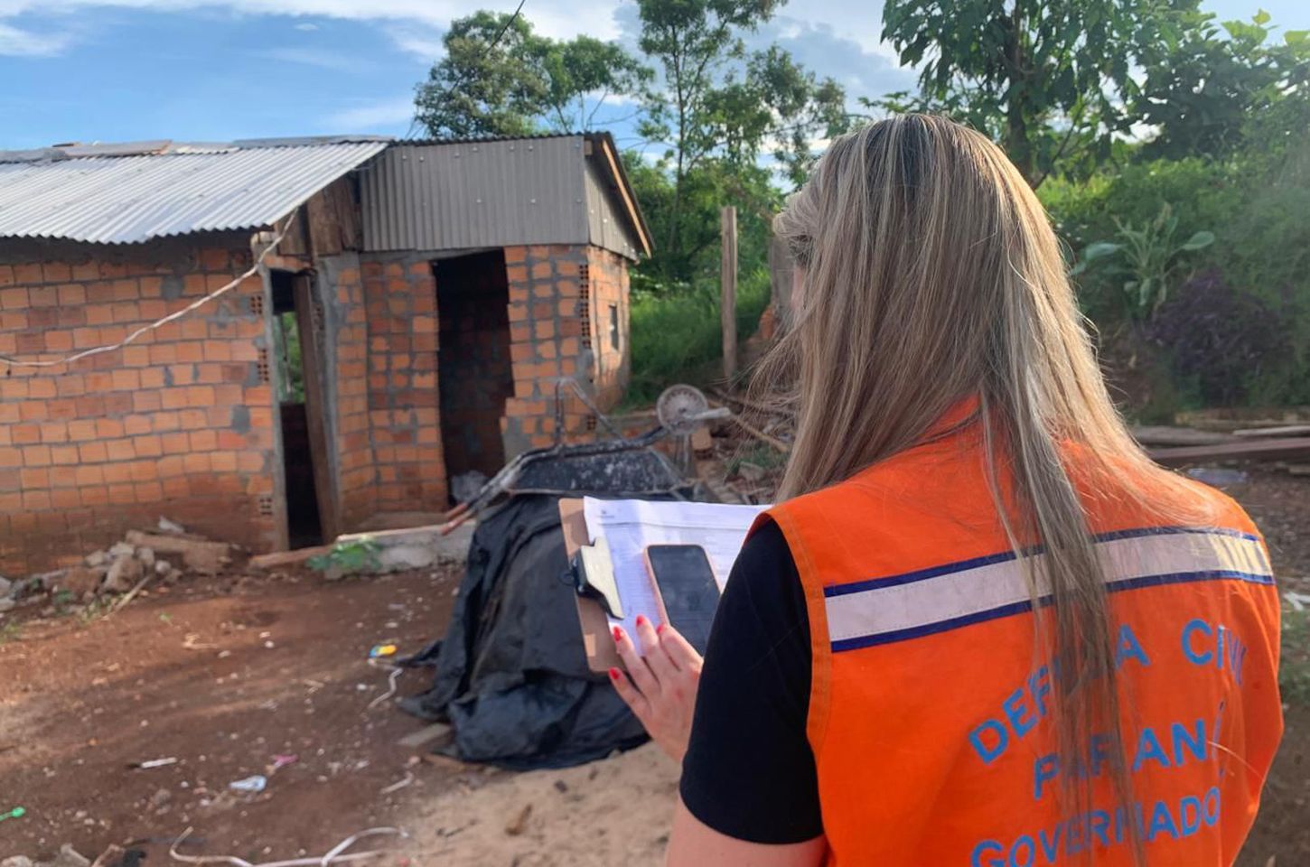 Segunda etapa de vistorias avalia danos do tornado em Rio Bonito do Iguaçu