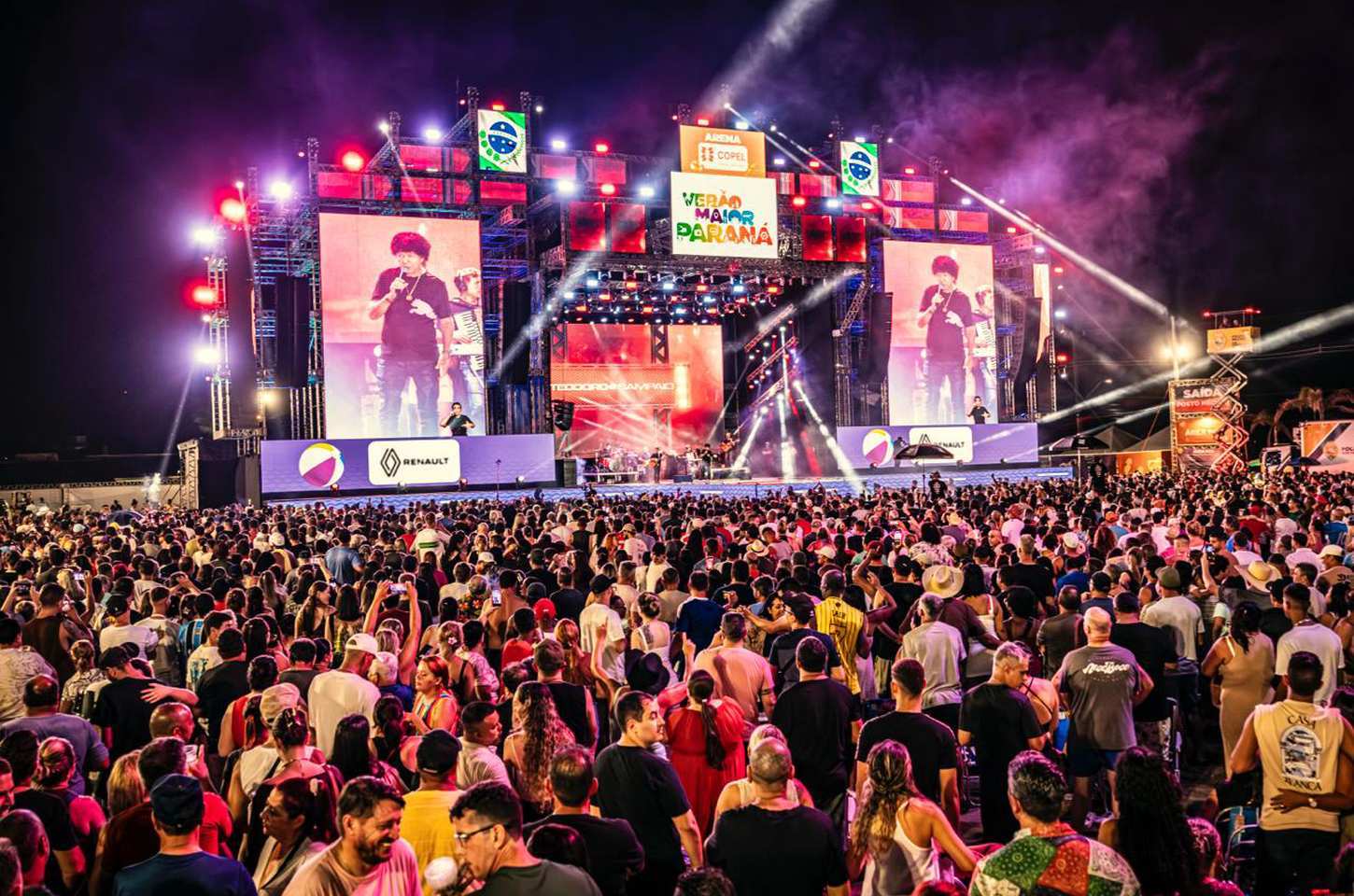 Sertanejo raiz agita Pontal do Paraná no Verão Maior com Gian & Giovani e Teodoro & Sampaio