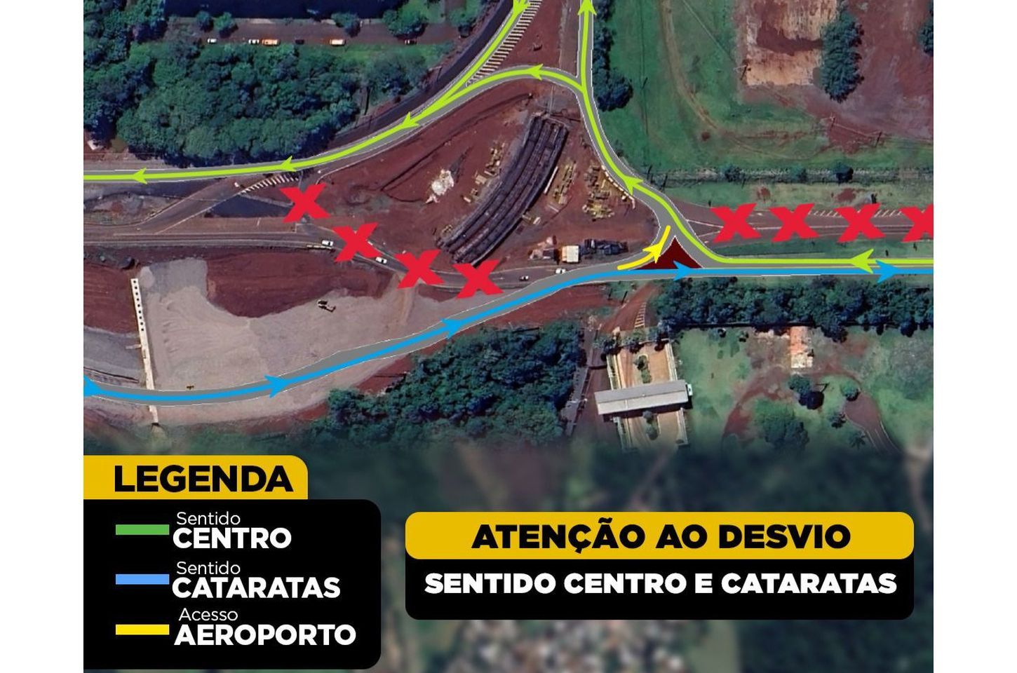 Trânsito na rodovia das Cataratas terá mudanças a partir de segunda-feira