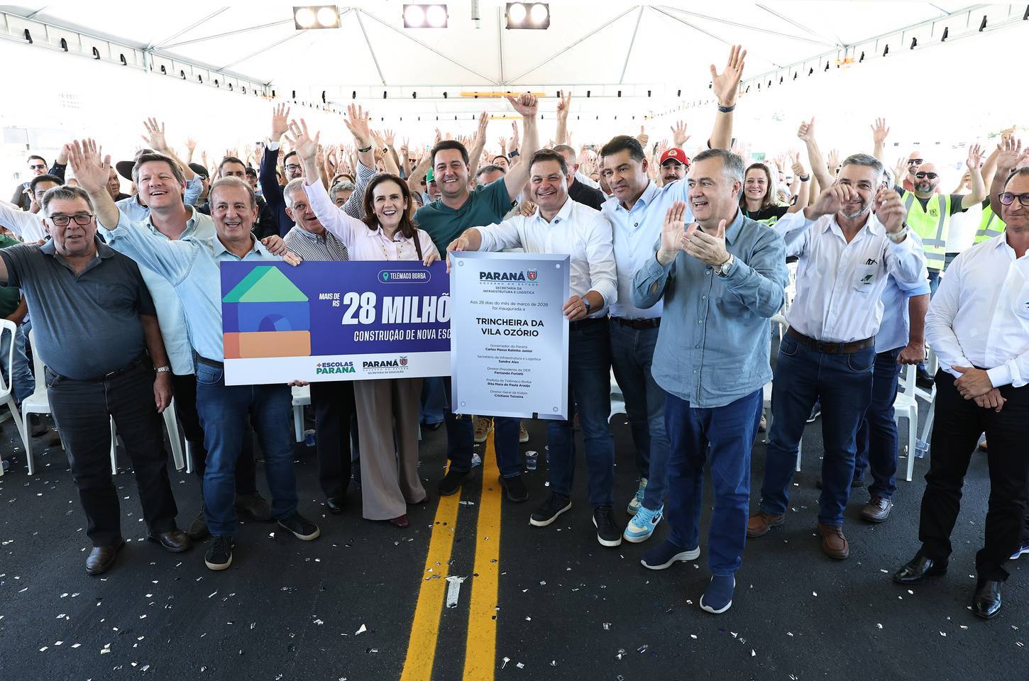 Trincheira da Vila Ozório é inaugurada em Telêmaco Borba