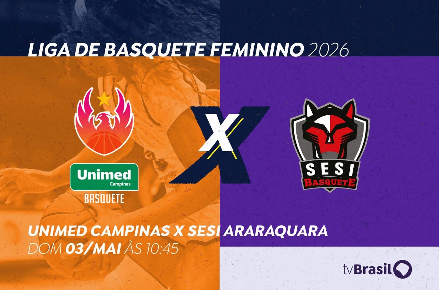 TV Brasil transmite Unimed Campinas x Sesi Araraquara pela LBF neste domingo