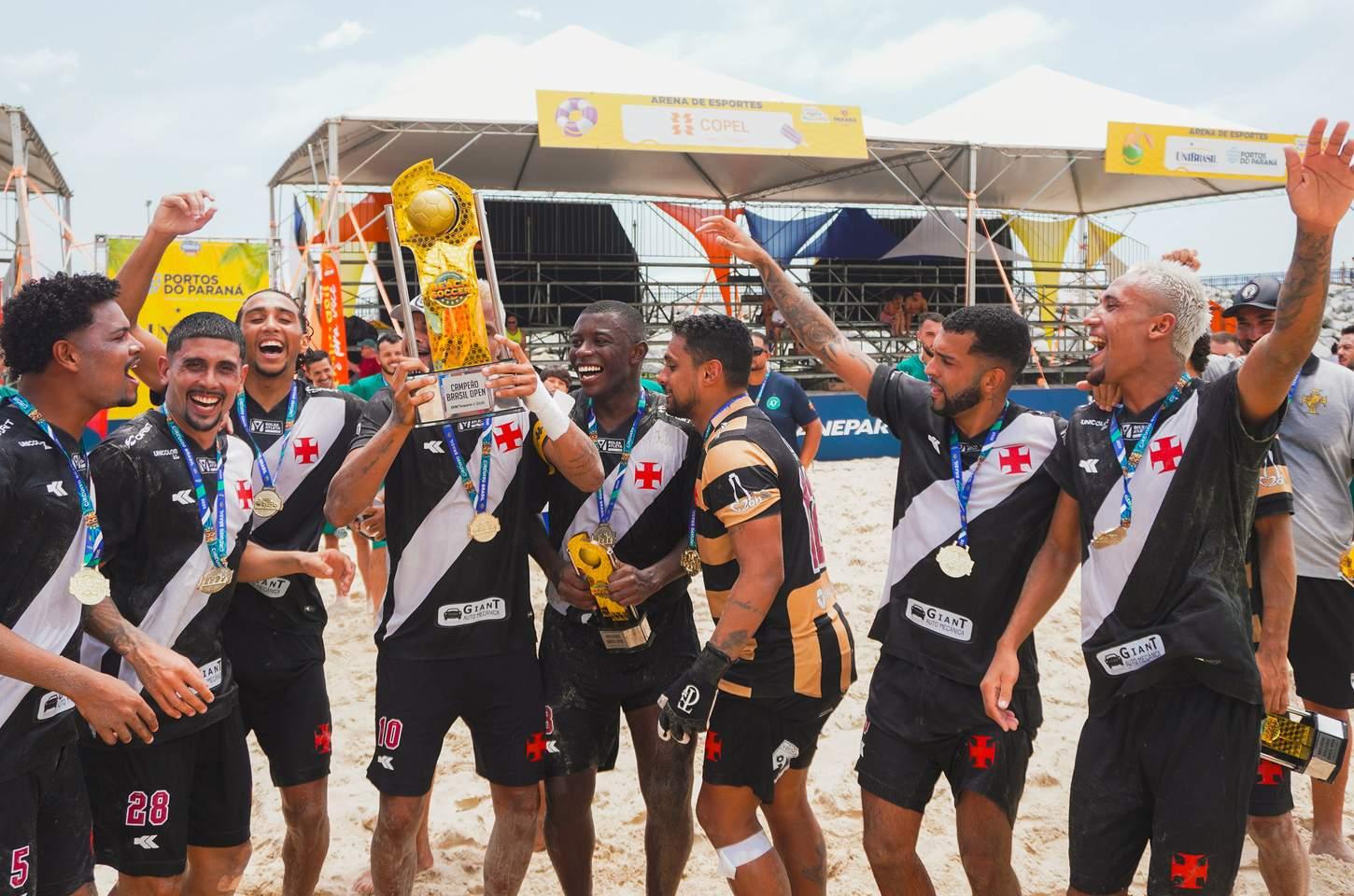 Vasco da Gama é campeão do Brasil Open de beach soccer no Paraná