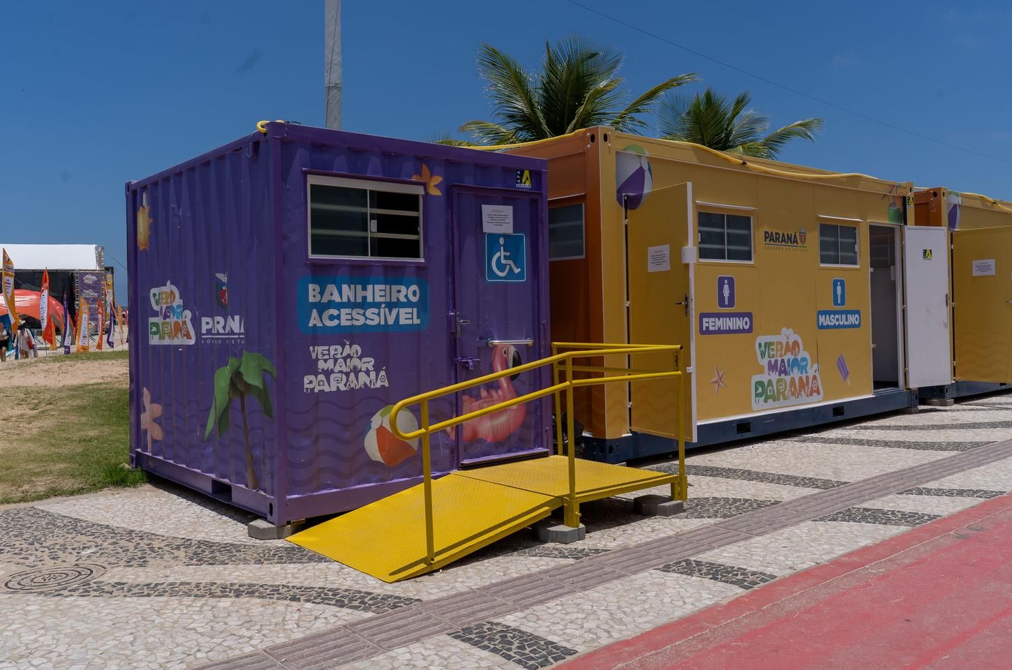 Verão Maior Paraná ganha reforço com banheiros climatizados no Litoral e Interior